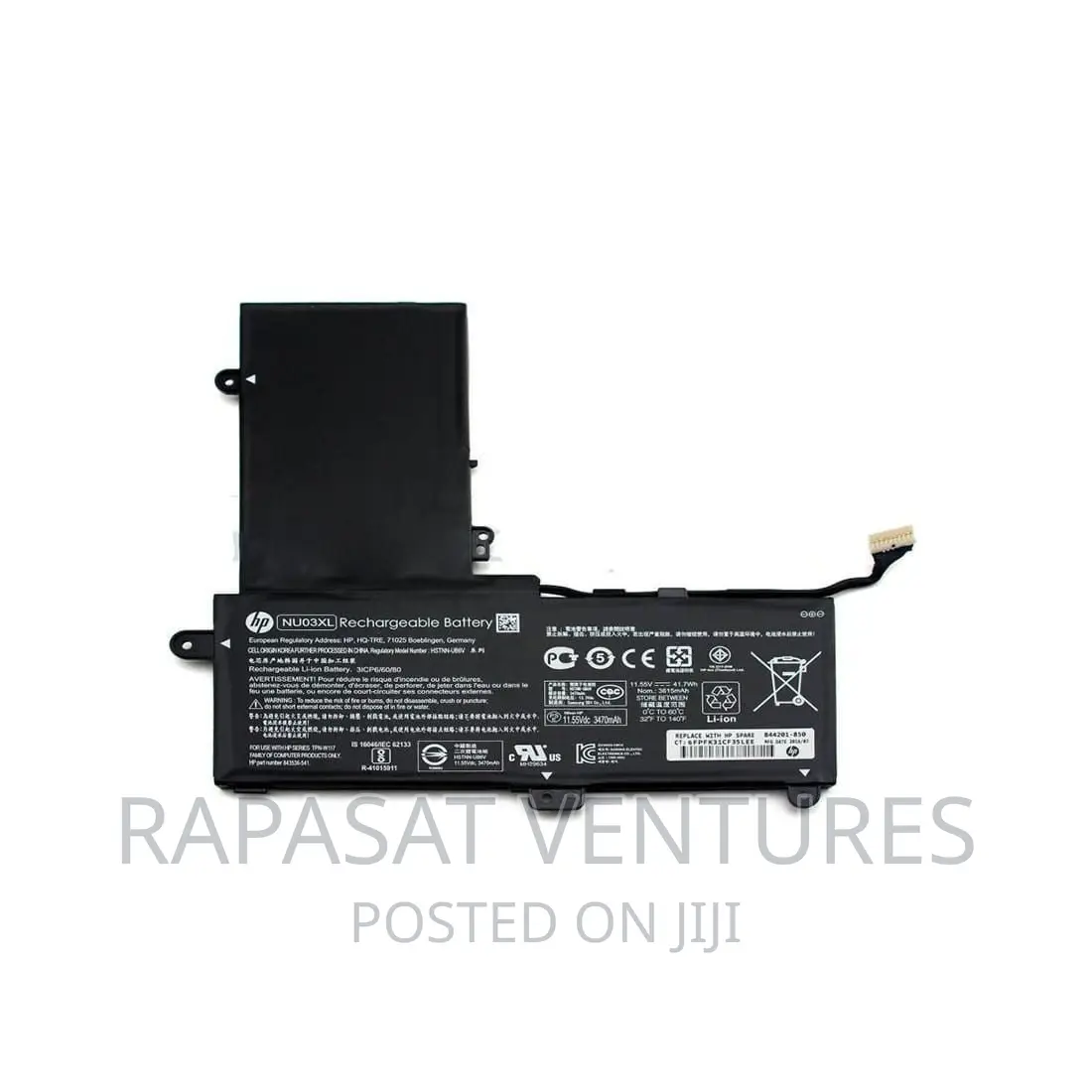 HP Nu03xl Battery