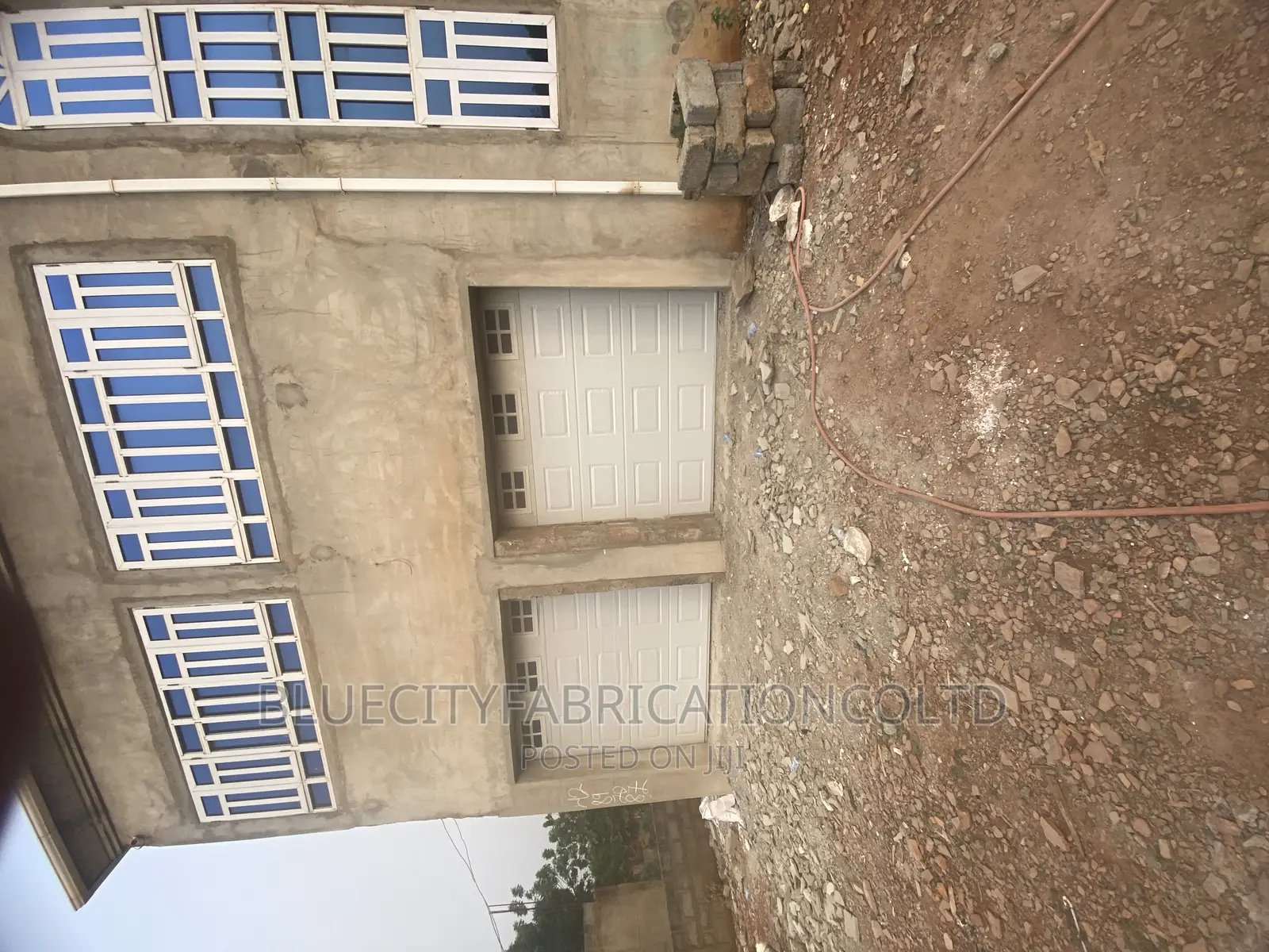 Quality Double Automated Garage Doors(Fanlight)