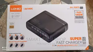 Ldnio140w 6 Port Pd Qc3.0 Gan Fast Charger for Laptop iPhone