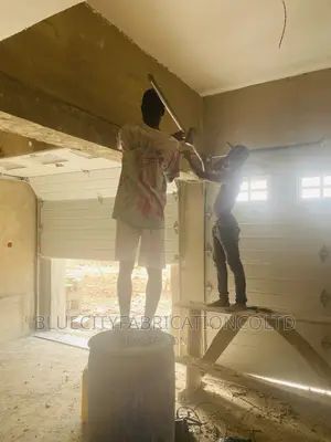 AA+ Fanlight Automated Garage Door