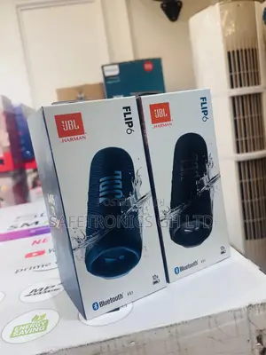 Wireless Black Bluetooth JBL Flip 6 Electric Speaker