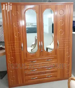 4-in-1 Foreign Wood Wardrobe