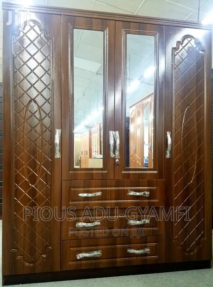 4-in-1 Foreign Wood Wardrobe