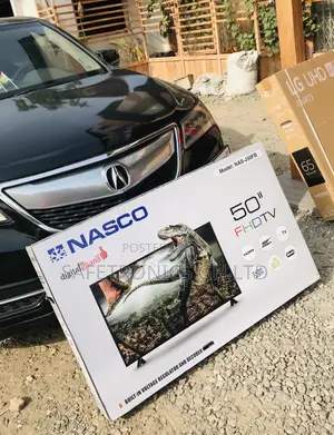 Black Nasco Electric 50 Inches Glossy Full HD Digital LED Tv