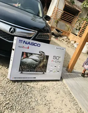 Nasco Digital 50 Inches Glossy LED Full HD Black Electric Tv