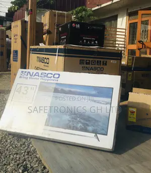 43 Inches Glossy LED Digital Full HD Black Electric Nasco Tv