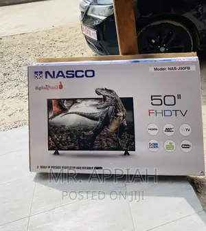 Get Quality Nasco 50 Inch Digital Satellite Led Tv,Black.