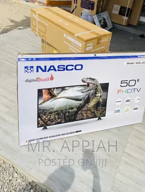 Get Quality Nasco 50 Inch Digital Satellite Led Tv,Black.