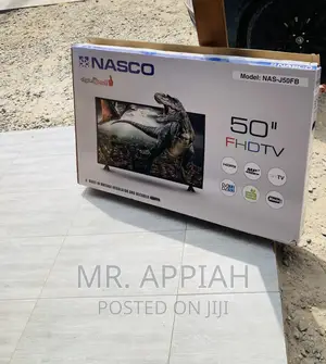 Get Classic Nasco 50” Digital Satellite Led Tv,Black.