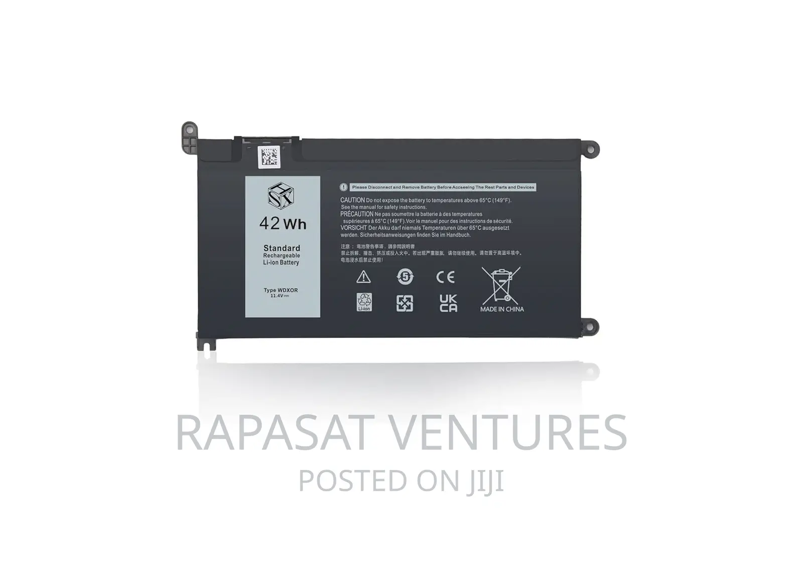 Dell Wdxor Battery