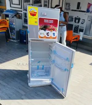 Super Adorable Zara 22TM Double Door Refrigerator,Gray.