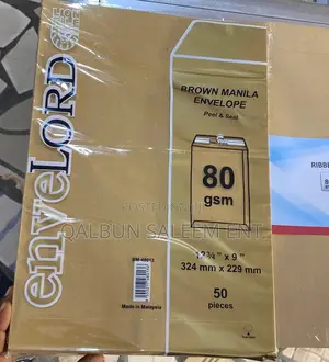 80GSM 324mm X 229mm A4 Brown Envelopes