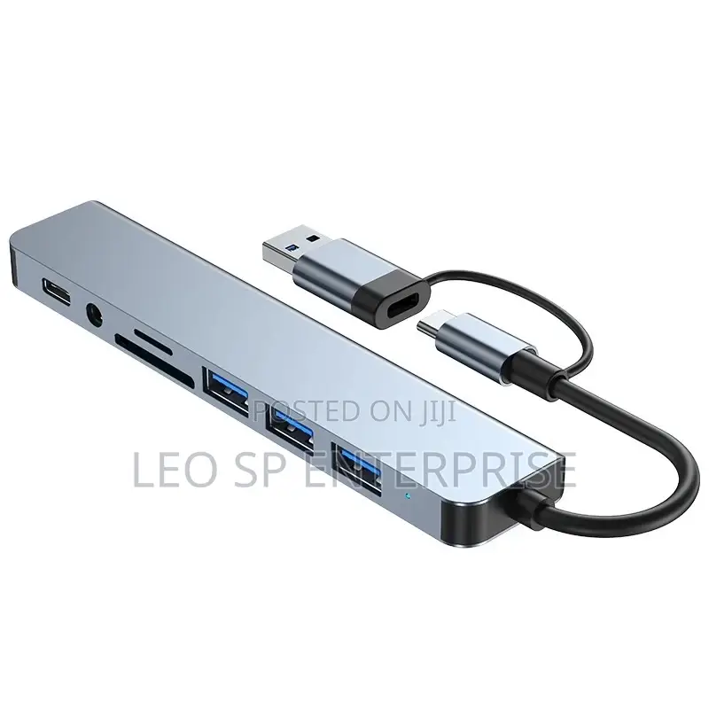 8 in 1 Type C and Usb Docking Station