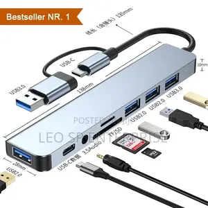 8 in 1 Type C and Usb Docking Station