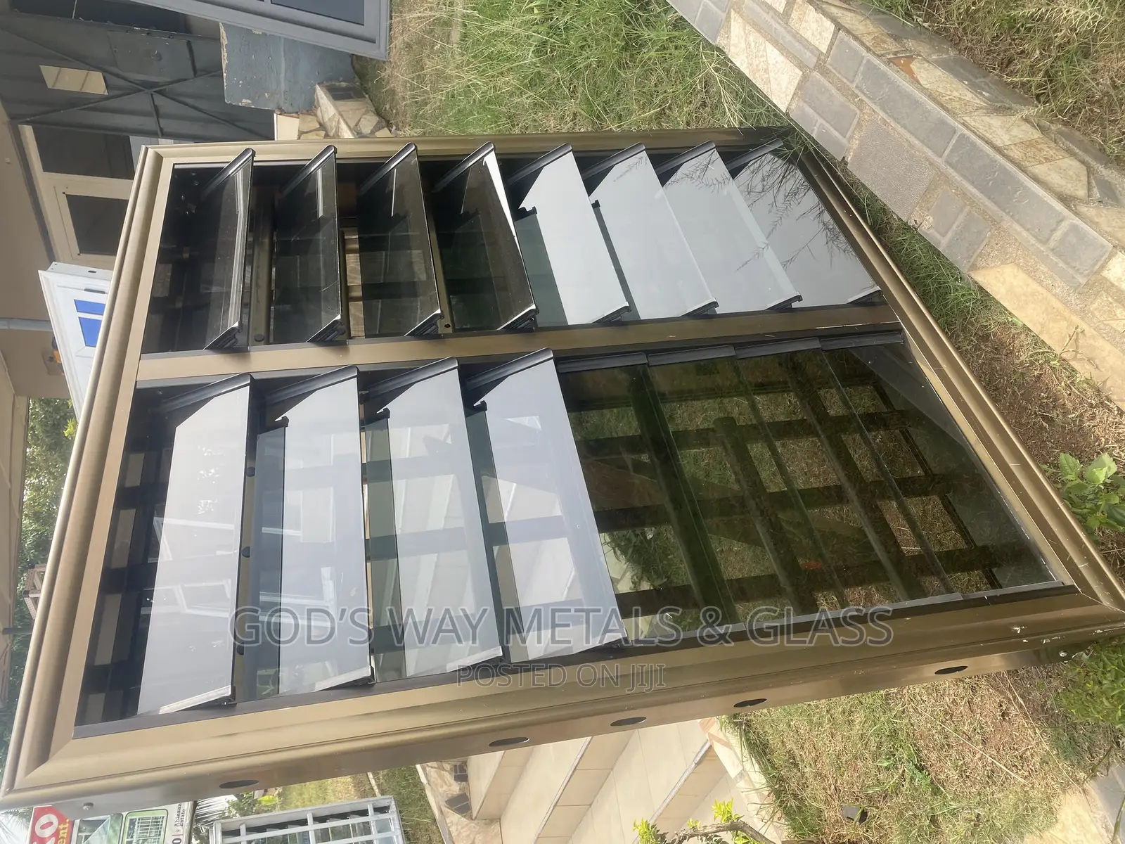 New Modern Louvers Windows for Big Open Space for Fresh Air.