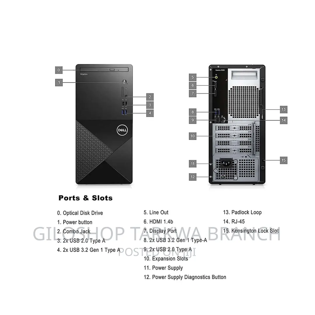 New Desktop Computer Dell 8GB Intel Core I5 SSD 512GB