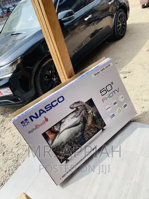 Fresh in Box Nasco 50” Digital Satellite Electric Tv,Black