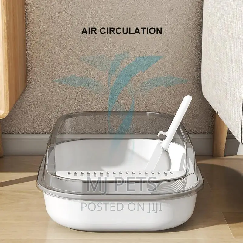 Cat Litter Box With Fence