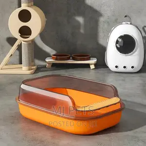 Cat Litter Box With Fence