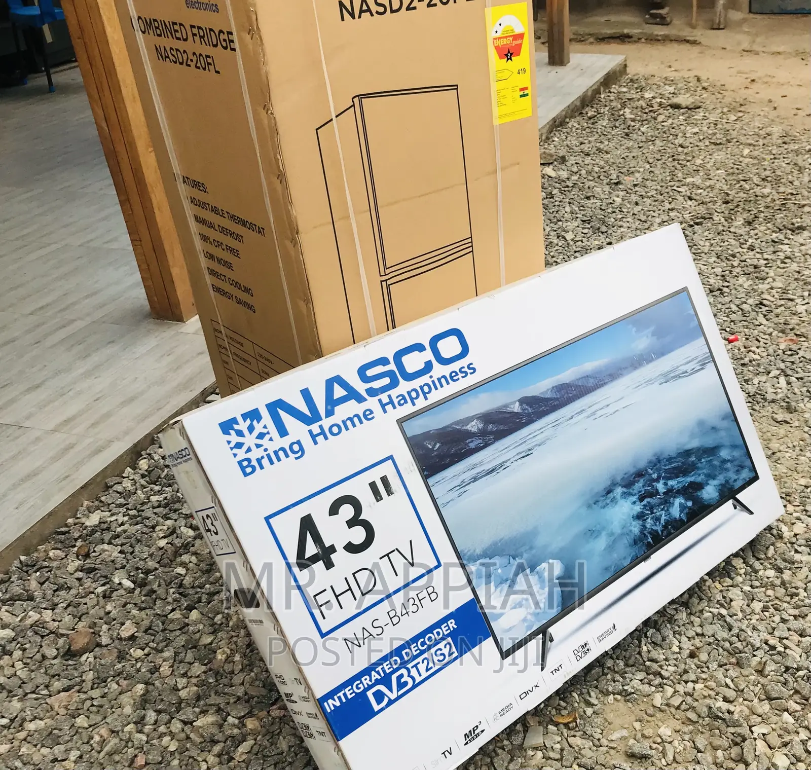 Brand New Nasco 43 Inch Digital Satellite Electric Tv