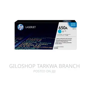 HP 650A Cyan Original Laserjet Toner Cartridge, CE271A