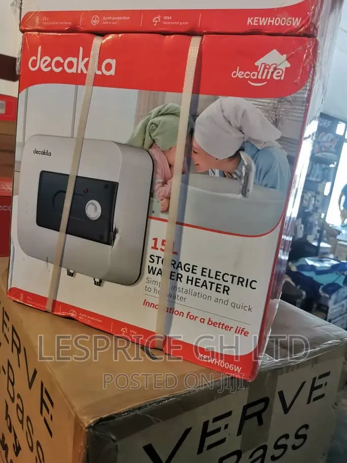 Instant Power!! Decakila 15L Water Heater