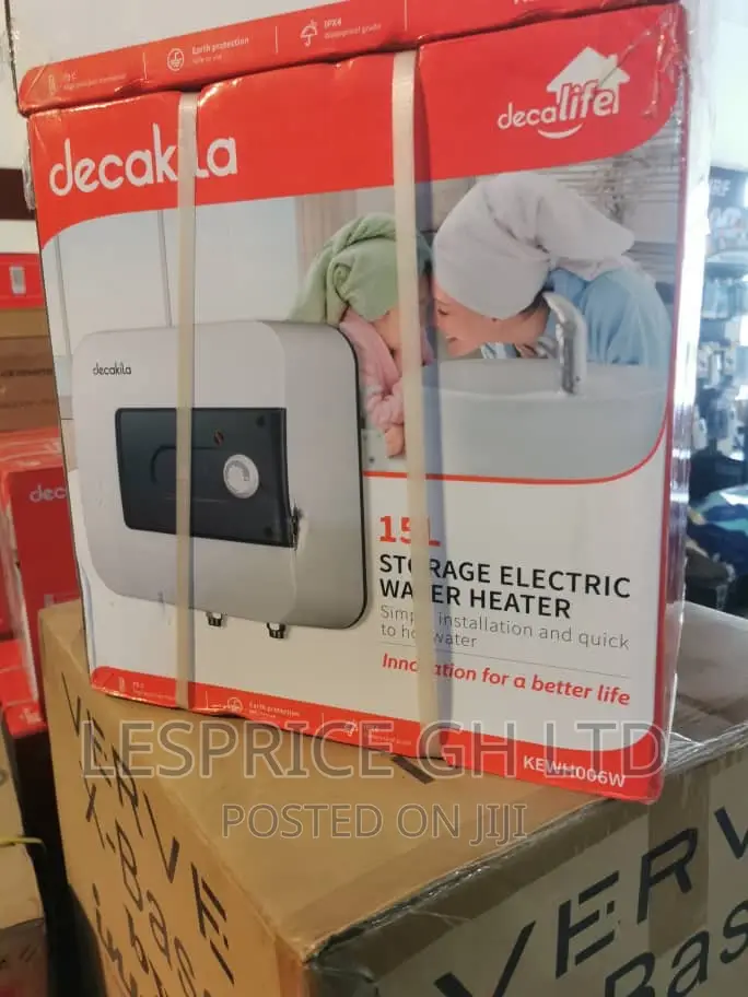 Decakila 15L// Brand New Storage Water Heater