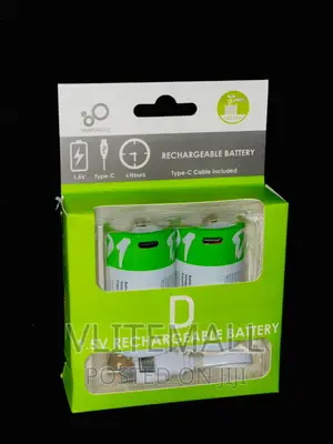 Type-C Aaa 1.5v Rechargeable D Battery (2pack)