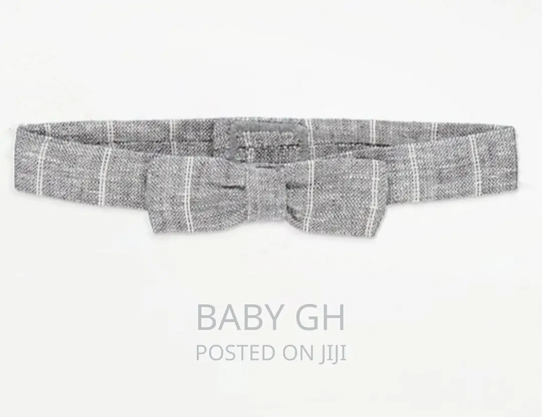 Cream Striped Woven Dungarees and Bodysuit Outfit