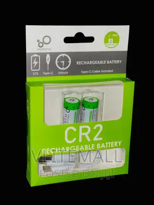Type-C Rechargeable CR2 Battery (2pack)