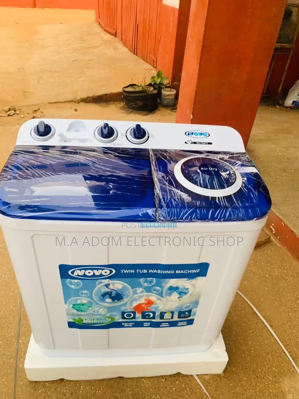 High Quality Novo 7kg Semi-Automatic Washing Machine.