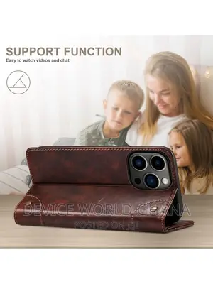 Suteni Leather Flip Case for iPhone 15promax 15pro