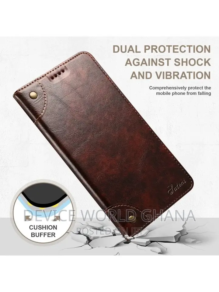 Suteni Leather Flip Case for iPhone 15promax 15pro