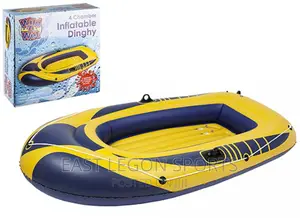 Yellow Inflatable Boat Pool Float