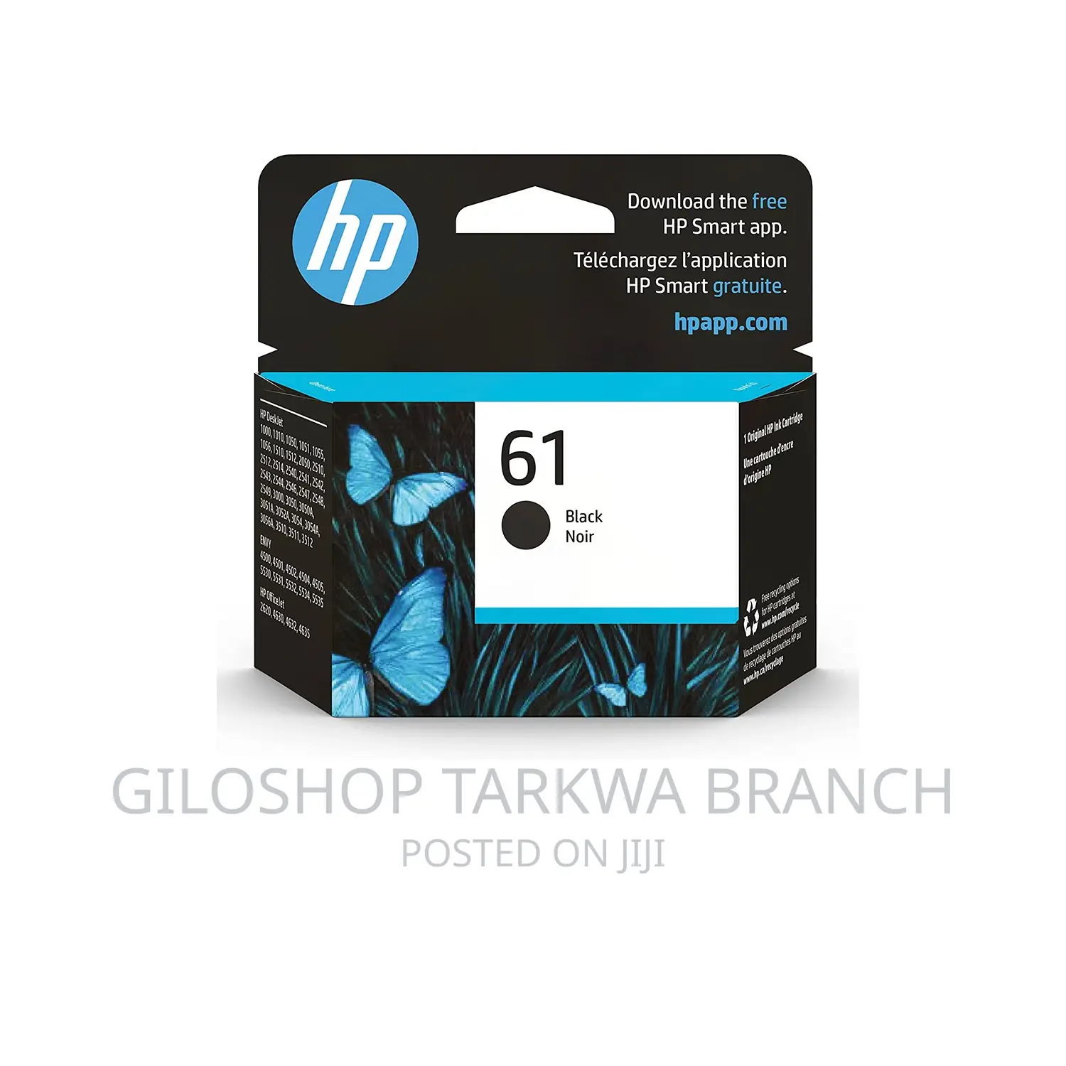 HP 61 Original Ink Cartridge - Black
