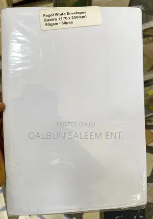A5 White Envelope 90gms 50 Pieces in a Pack