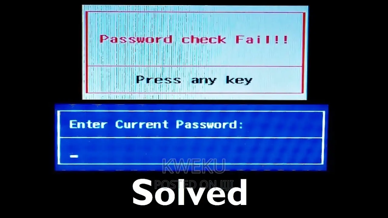 Laptop Bios Password Removal