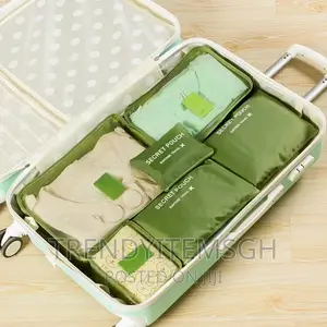 6pcs/Set Travel Storage Bag Clothes Tidy Luggage Organizer
