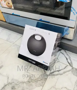 Fabulous Onyx Studio 6 Waterproof Bluetooth Speaker.