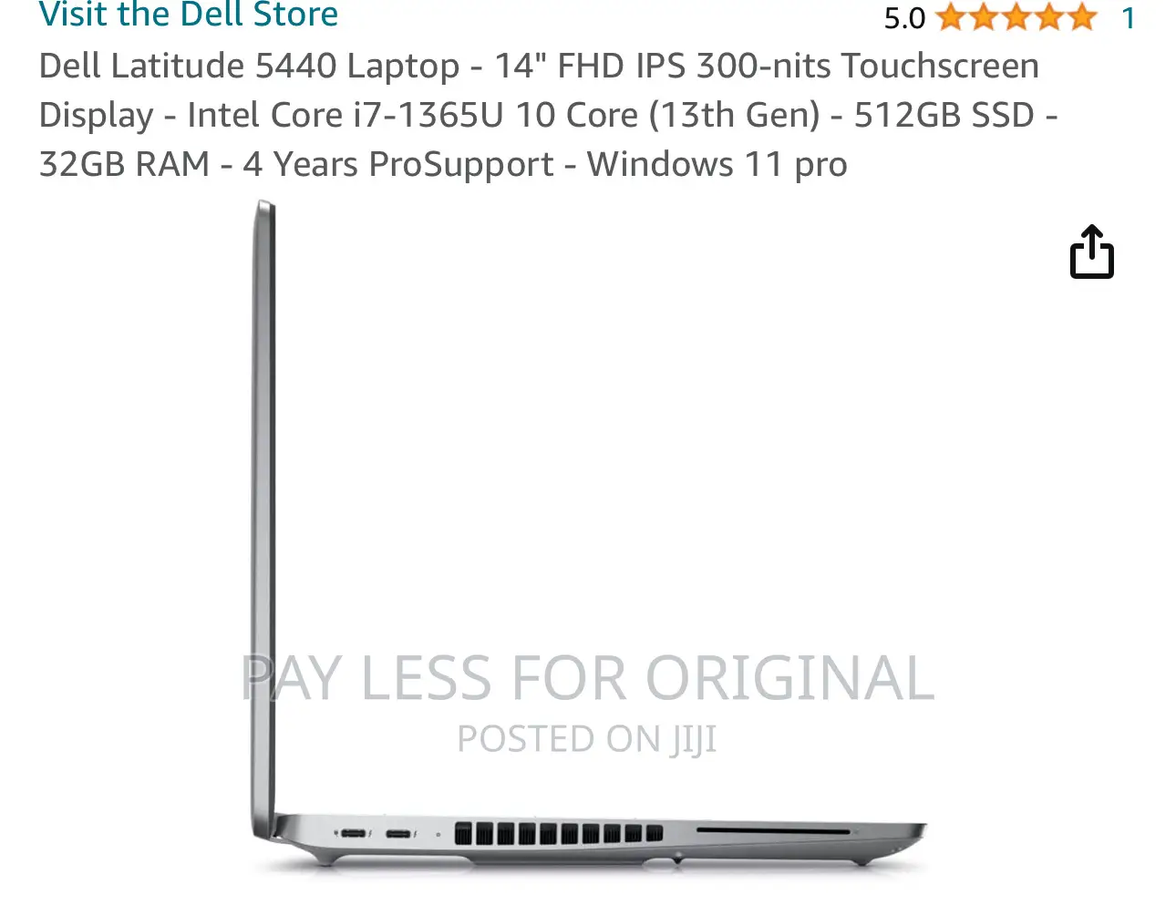New Laptop Dell Latitude 5440 32GB Intel Core I7 SSD 512GB