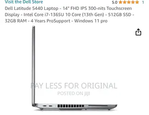 New Laptop Dell Latitude 5440 32GB Intel Core I7 SSD 512GB
