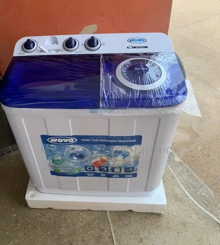 Unique Design Novo 7kg Semi-Automatic Washing Machine.