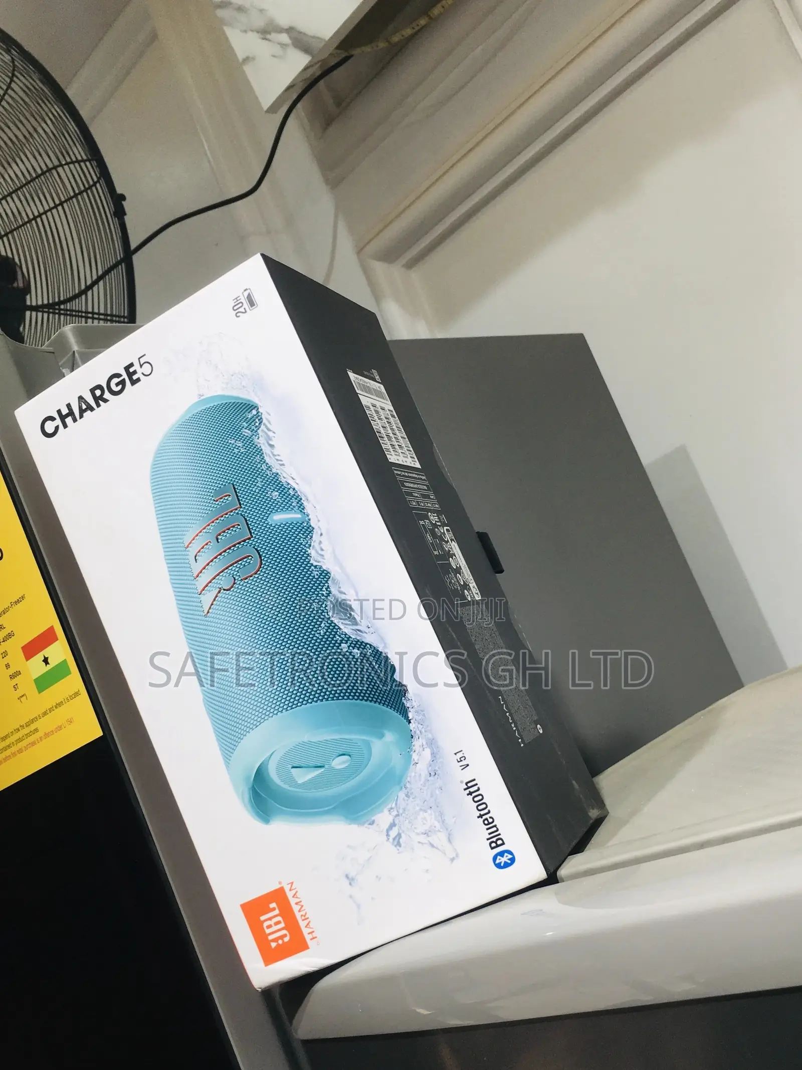 Charge 5 Electric Green JBL Bluetooth Wireless Speaker