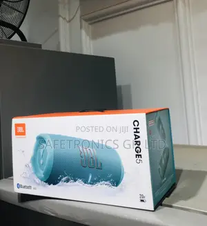 Green JBL Charge 5 Bluetooth Wireless Electric Speaker