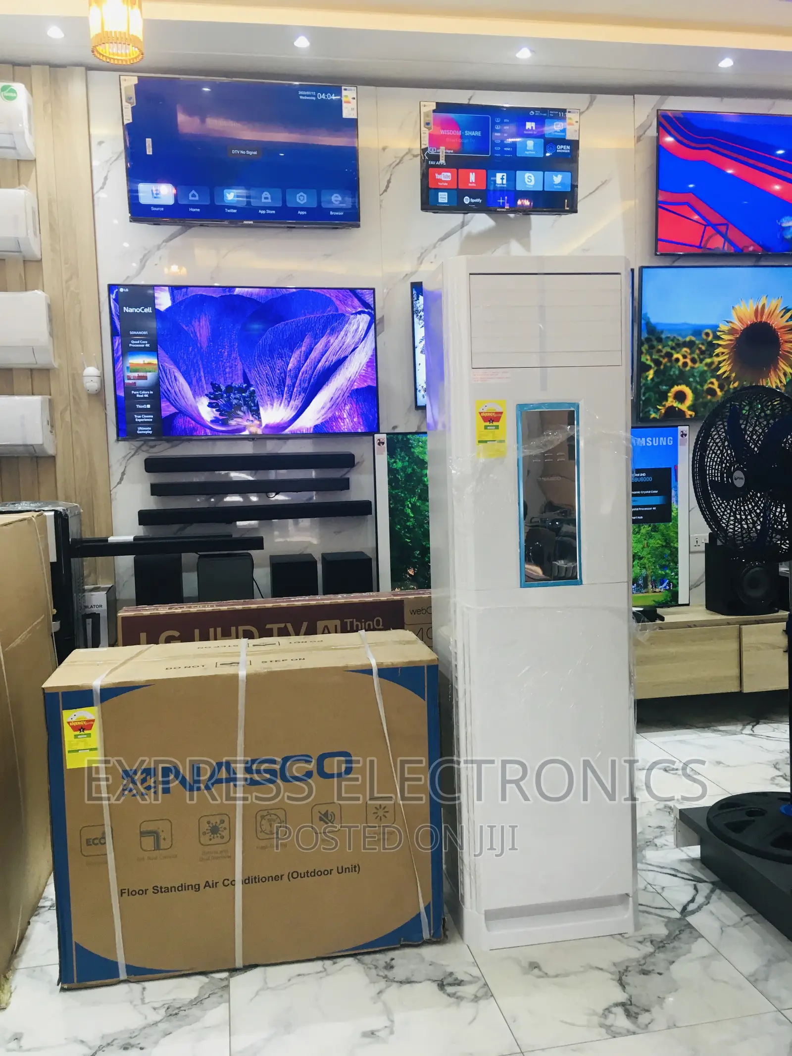 Zealous Sleek White Floor Standing Ac 2.5hp Nasco.
