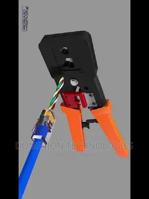 Rj45 Pass Through Connectors Crimping Tool Cat6 Cat5