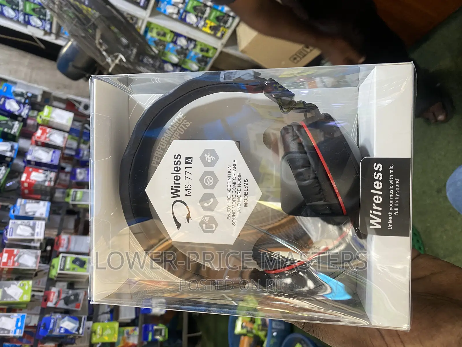 Original Wireless Ms-771 a Bluetooth Bass Headset