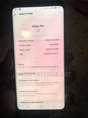 Samsung Galaxy S9 Plus 64 GB Black