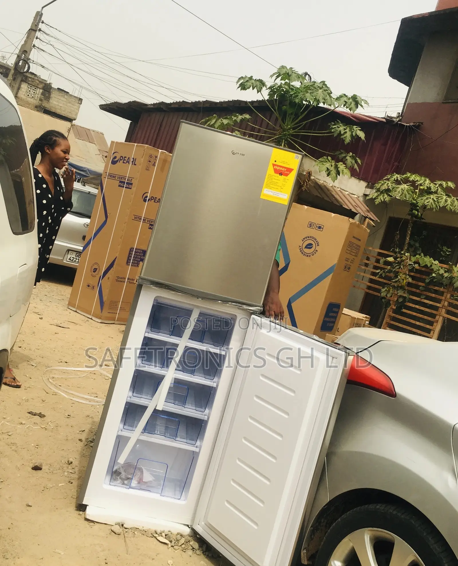 Bottomfreezer Doubledoor PF-352-2B Gray Pearl Fridge
