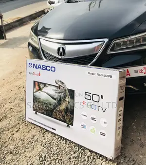 50 Inches LED Glossy Full HD Nasco Digital Electric Black Tv
